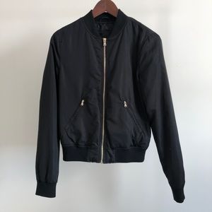 Black Bomber Jacket